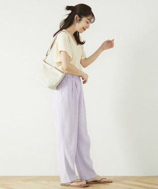 TOPKAPI 【TREASURE TOPKAPI】ソフトシュリンク テープ コンビ レザー ミニショルダーバッグ ホワイト