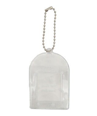 WEGO 【痛バ＆推し活グッズ】ラメクリアIDフォトケースキーホルダー 柄3