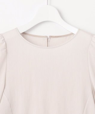 自由区 L パウダリーツィルパフスリーブ ブラウス ベージュ系