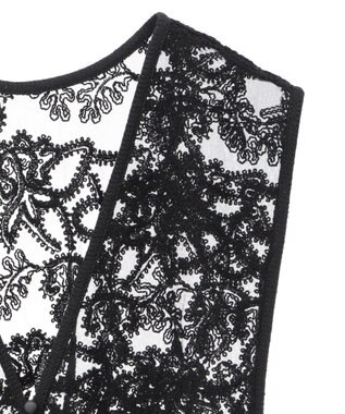 Green Parks ・ＥＬＥＮＣＡＲＥ　ＤＵＥ　２ｗａｙレースベスト Off White