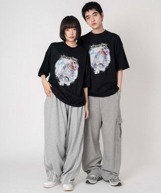 WEGO 【ユニセックス着用ITEM/SMLXLサイズ展開】アソートグラフィックT（SS） 柄35