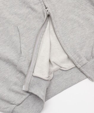 WEGO 【ユニセックス着用ITEM】バルーンBIGダブルZIPパーカー 杢グレー