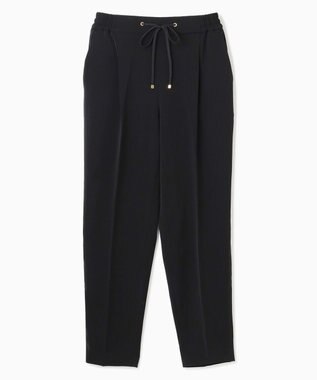 ANY 【ストレッチ/ウエストゴム】イージーケア美脚 パンツ ブラック