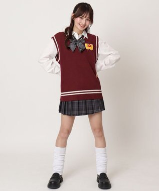 WEGO 【SCHOOLITEM】ワールドペガサスコラボベスト レッドその他