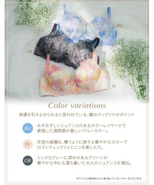 Wing ブラジャー Wing Lesiage サイドすっきり しっかりフィット 【2900シリーズ】 ブラ PB2900 ウイング／ワコール アイボリー