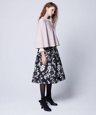 TOCCA 【洗える！】DEMILUNE ポンチョ ベージュ系