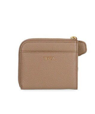 IBIZA アニマーダ　牛革　L字ファスナー財布(ネコ) オーク