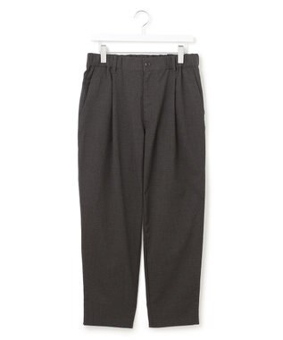 J.PRESS YORK STREET 【UNISEX】チェックテーパードパンツ グレー系3