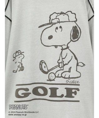 CRAFT STANDARD BOUTIQUE 【ユニセックス】PEANUTS/スヌーピー ゲームシャツTEE Light Gray