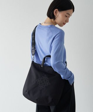 russet 《19か月連続！ブランド月間ランキング1位》スリム2WAYトートバッグ <コーデュラナイロン>(CE-1404-WEB) Black