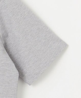 23区GOLF 【MEN】【UVケア】ロゴ モックネックシャツ ライトグレー系