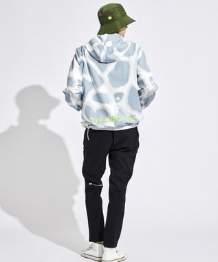 PW CIRCULUS 【袖2WAY】【MEN】プリント デタッチャブル アノラック ライトグレー系5