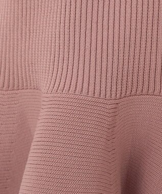 Green Parks ・ｓｗｉｎｇ　ｂｙ　ハートネックペプラムニット Off White