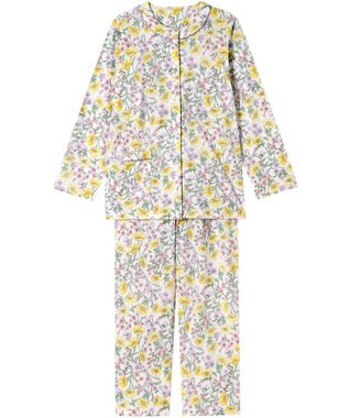 Wing パジャマ 綿100%(本体) 天竺素材 長袖 長ズボン レディース EP8040 ウイング／ワコール クリーム