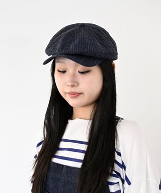ATRENA BLACK＆INDIGO　NEWSBOY ネイビー