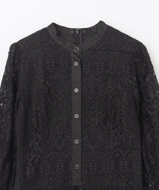 GRACE CONTINENTAL レースボウタイワンピース ブラック