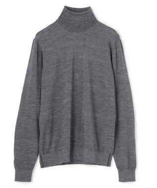 JOSEPH HOMME ウォッシャブルメリノ　タートルネックニット ライトグレー系