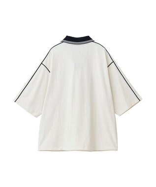 CRAFT STANDARD BOUTIQUE 接触冷感/UVカット/イージーケア/ストレッチ/ゲームシャツ-A Off White