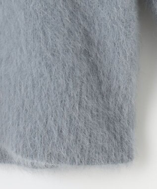 自由区 L 【SHIHOさん着用】ヘアリーフォックス カーディガン ブルー