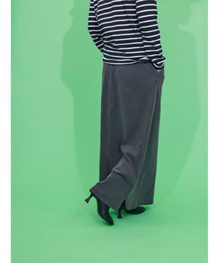 AMERICAN HOLIC ピグメント加工タイトカットスカート Charcoal Gray