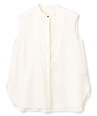 UNFILO リネンレーヨン ノースリーブブラウス オフ