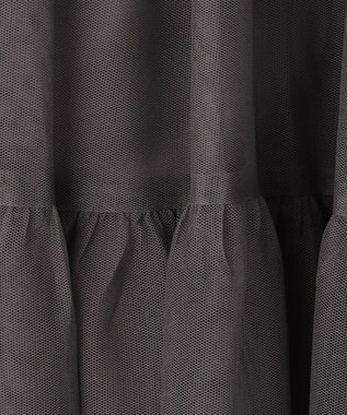 uncrave 【洗濯機洗い可】カクテルチュール スカート（uncrave STANDARD） スレート