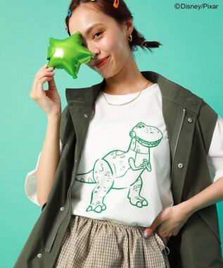 Green Parks ＴＯＹ　ＳＴＯＲＹ　／　立体プリント半袖ＴＥＥ Off White