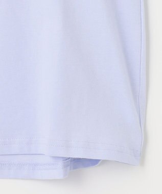 ANY KIDS 接触冷感 いろいろモチーフ Tシャツ ラベンダ―×シェル