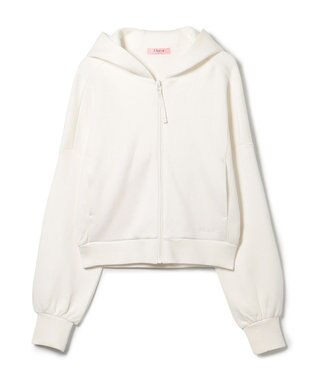Chacott ダンボールフルジップフーディー オフホワイト
