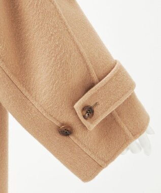 23区 L 【GOLD LABEL】ウールリバー ロングコート キャメル系