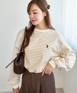  USPOLOだぼそでカラーロンT