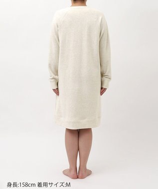 tsumori chisato SLEEP ツモリチサト ワンピース 長袖 ルームウェア 綿100%(本体) レディース UNX587 /ワコール アイボリー