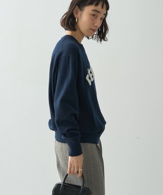 AMERICAN HOLIC バイパチＣＥＲＥＳＴＥＳロゴニットプルオーバー Navy