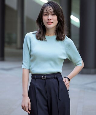 ANY SIS コクーンスリーブ ニット