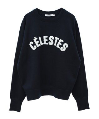 AMERICAN HOLIC バイパチＣＥＲＥＳＴＥＳロゴニットプルオーバー Navy