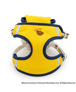 PET PARADISE ミニオン ボブ柄 リュックハーネス ＳＳ ホワイト×イエロー