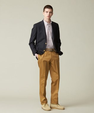 J.PRESS MEN 【定番 / 不朽の名作】ペピンメリノトロピカル ブレザー / 金釦 / 3B / 背抜き / Authentic-Fit ネイビー系