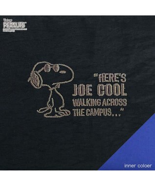 ROOTOTE 8454【スヌーピー】IP.ミディアム.パデット.ピーナッツ-0S 03：マットブラック