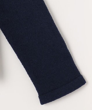 組曲 ミニブークレーツイードニットジャケット ネイビー系