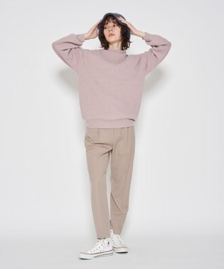 J.PRESS YORK STREET 【WOMEN】ボトルネック ニット ピンク系