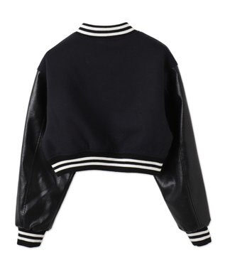 WEGO スタジアムロゴショートスタジャン ブラックその他