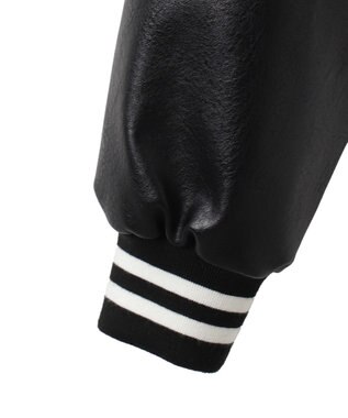 WEGO スタジアムロゴショートスタジャン ブラックその他