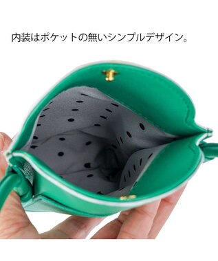 tsumori chisato CARRY 森のどうぶつたち ポーチ スマホポシェット ショルダーケース ホワイト