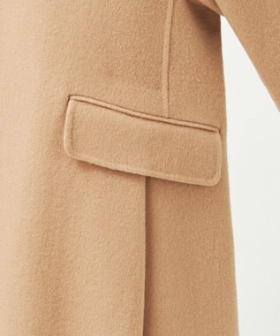 23区 L 【GOLD LABEL】ウールリバー ロングコート キャメル系