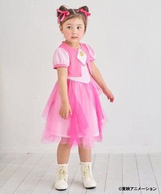 ANY KIDS 一部受注生産【も～っと！おジャ魔女どれみ×any FAM】魔女見習い服風ワンピース どれみ（ピンク）