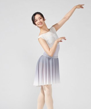 Chacott ノースリーブレオタード グレー