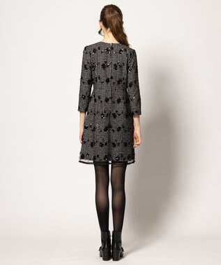 TOCCA SPANGLE OF FLOWER ドレス ブラック系5