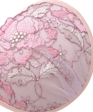 BRADELIS New York 【NuBra / ナチュラルタイプ】ヌーブラ・エアーライト ロゼット  デザインヌーブラ ピンク