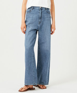 BEIGE， 【新色追加】MARCK / ワイドバギーパンツ M.Indigo