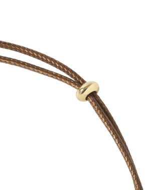 AMERICAN HOLIC ハーフパイプコードネックレス Brown